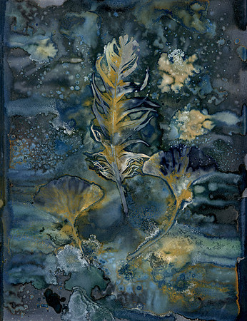 Unwashed Experimental Wet Cyanotype