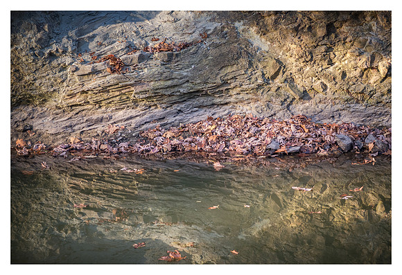 Limestone Reflections - Lake Geode, Iowa