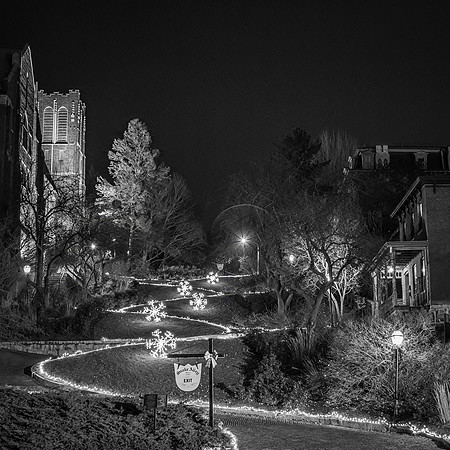 Snake Alley Winter - Burlington, Iowa