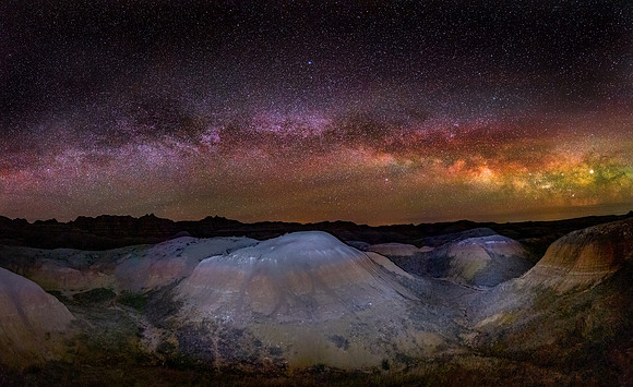 Heavenly Skies Over Badlands